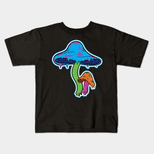 Trippy Mushrooms Kids T-Shirt